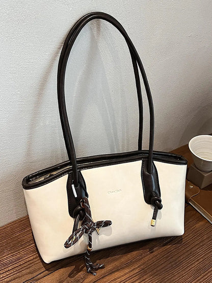 26 Women'S Elegant Solid Color Hobo Shoulder Bag, Everyday Shoulder Bag, Fashionable Large Capacity Crossbody Bag for Daily Used, Casual Trendy Versatile High-Quality Daily Commuting Bag