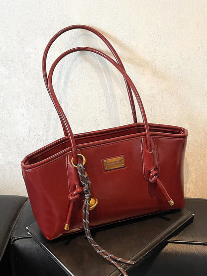 26 Women'S Elegant Solid Color Hobo Shoulder Bag, Everyday Shoulder Bag, Fashionable Large Capacity Crossbody Bag for Daily Used, Casual Trendy Versatile High-Quality Daily Commuting Bag