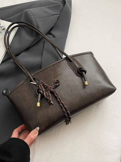 26 Women'S Elegant Solid Color Hobo Shoulder Bag, Everyday Shoulder Bag, Fashionable Large Capacity Crossbody Bag for Daily Used, Casual Trendy Versatile High-Quality Daily Commuting Bag
