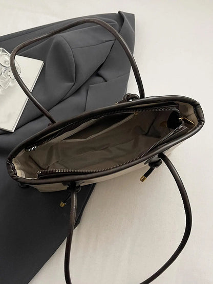 26 Women'S Elegant Solid Color Hobo Shoulder Bag, Everyday Shoulder Bag, Fashionable Large Capacity Crossbody Bag for Daily Used, Casual Trendy Versatile High-Quality Daily Commuting Bag