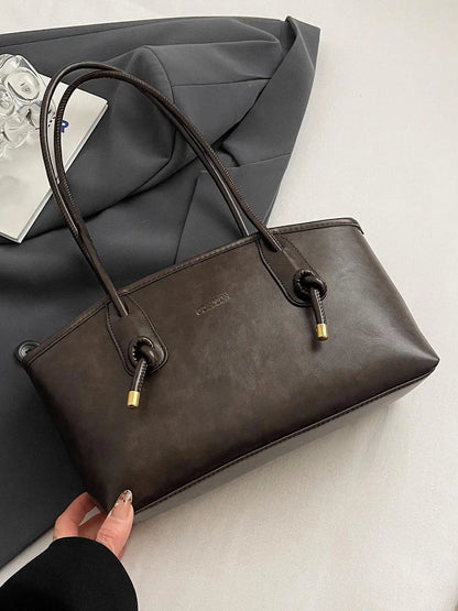 26 Women'S Elegant Solid Color Hobo Shoulder Bag, Everyday Shoulder Bag, Fashionable Large Capacity Crossbody Bag for Daily Used, Casual Trendy Versatile High-Quality Daily Commuting Bag